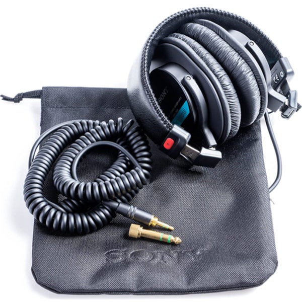 Sony MDR-7506 Wired Professional Monitor Headphones - Black 40mm Drivers - Carousel 2