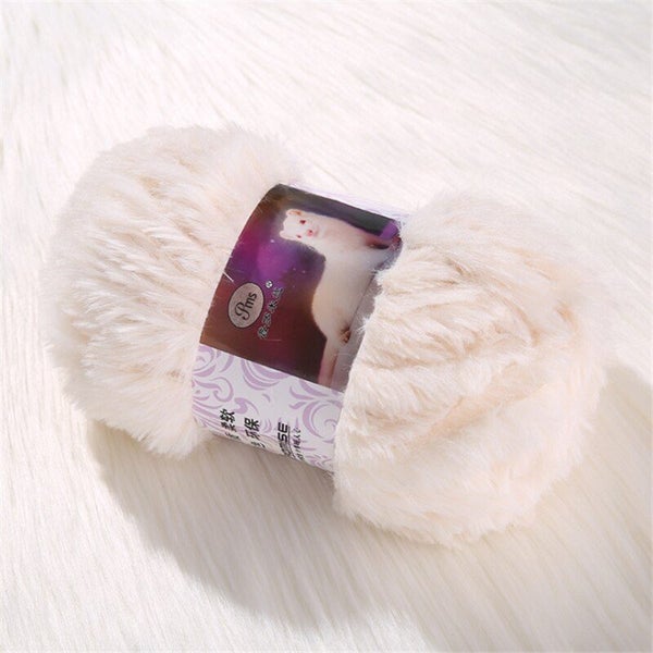 50g/Roll Yarn Faux Fur Mohair Wool Cashmere Yarn Winter For DIY Hand Knit CHK12N Carousel 1