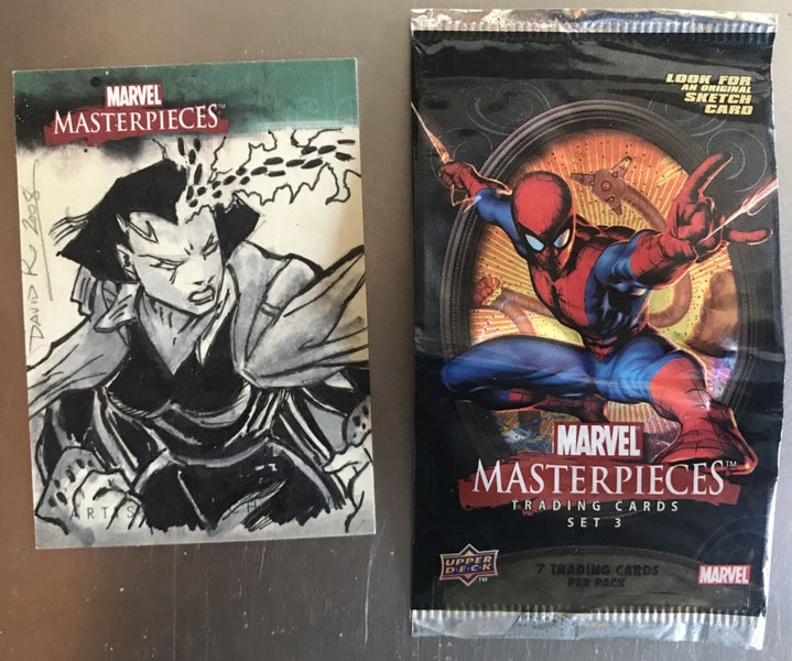 2008 MARVEL MASTERPIECES 3 SKETCH CARD - DAVID RABBITTE - NM Carousel 1