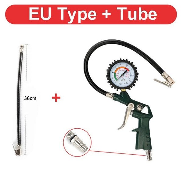 Tire Pressure Gauge For Car Motorcycle SUV Inflator Pumps Tire Repair Too CHK12N Carousel 1