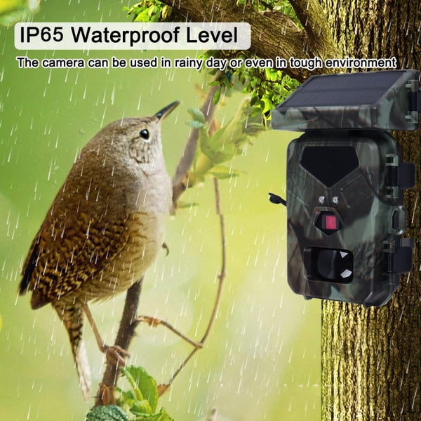 Solar Powered Trail Camera with Detailed Images IR Night Tracking Moving Targets Carousel 8