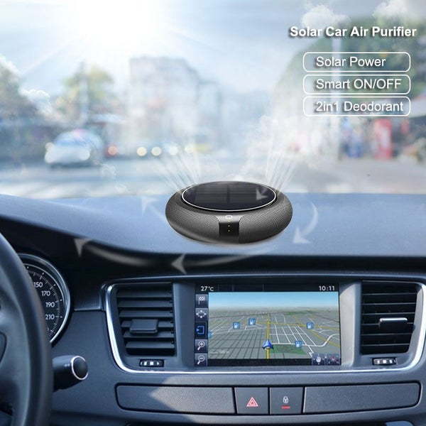Solar Car Air Purifier Usb Oxygen Cleaner Ozone Generator Air Purifier HE CHK12N Carousel 2