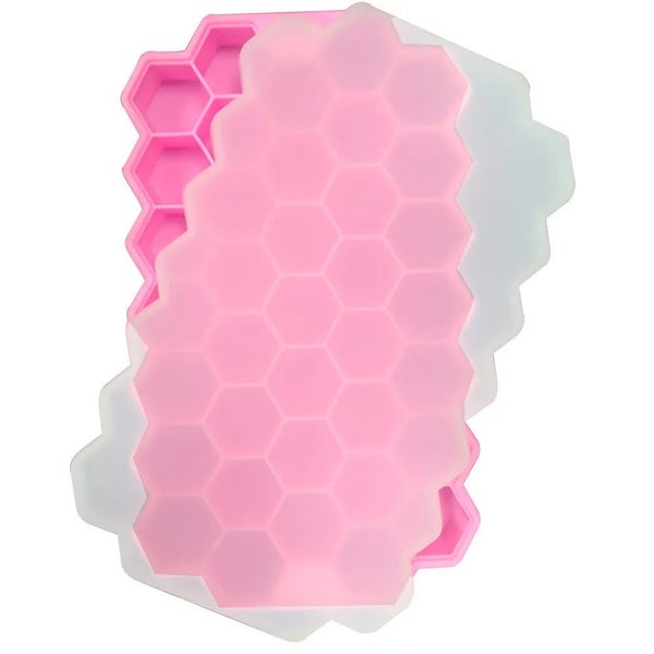 Thickened Honeycomb Ice Cube Tray Reusable Silicone Ice Cube Mold BPA Fre CHK12N Carousel 1