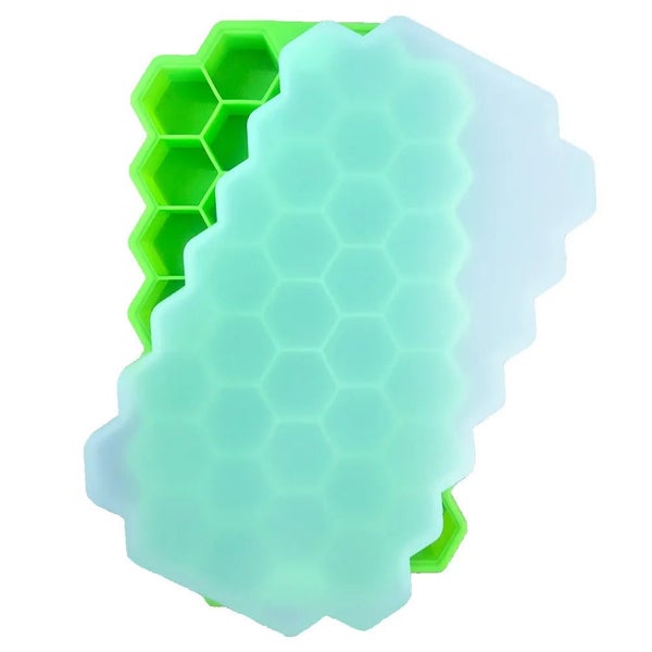 Thickened Honeycomb Ice Cube Tray Reusable Silicone Ice Cube Mold BPA Fre CHK12N Carousel 1