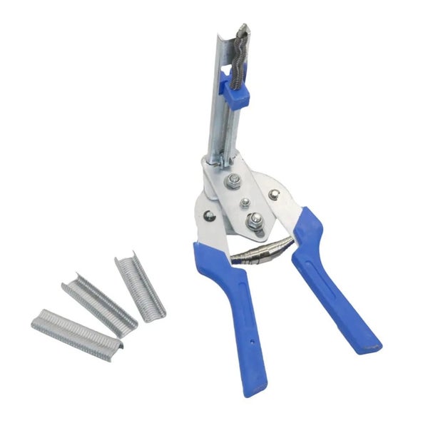 1 Set Fastening Clamp Installation Poultry Cage Plier & 600 Nails Chichen CHK12N Carousel 2