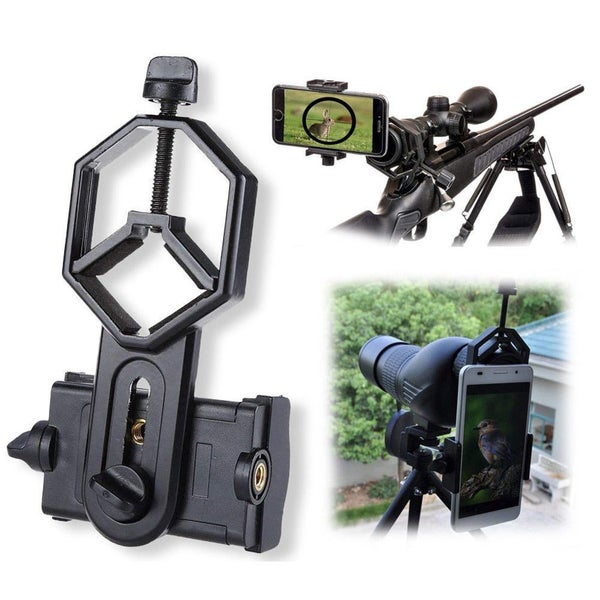 Universal Mobile Phone Holder Clamp Spotting Scope Cellphone Adapter Moun CHK12N Carousel 1
