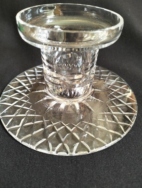 i) GORGEOUS WEBB CORBETT HAND CUT CRYSTAL CANDLESTICK HOLDER - Carousel 1