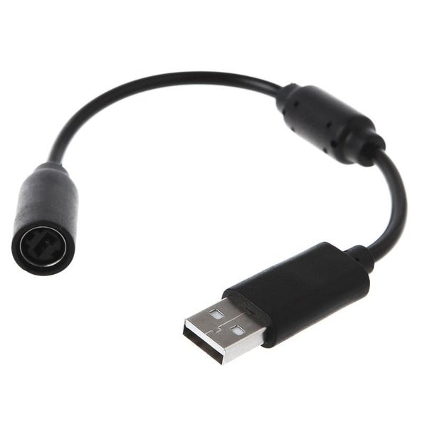 USB Breakaway Cable Adapter Cord Replacement For Xbox 360 Wired Game Cabl CHK12N Carousel 1