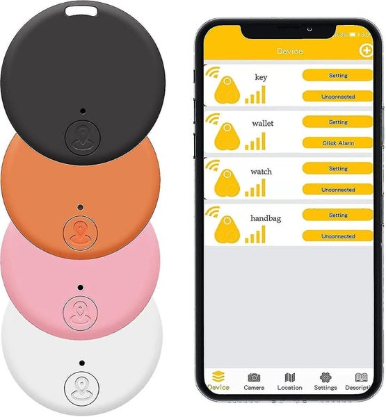 4pcs Wireless Item Locators Key Finder Anti-lost Phone Finder Alarm Carousel 1
