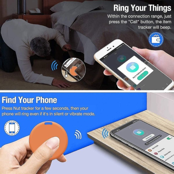 4pcs Wireless Item Locators Key Finder Anti-lost Phone Finder Alarm Carousel 2