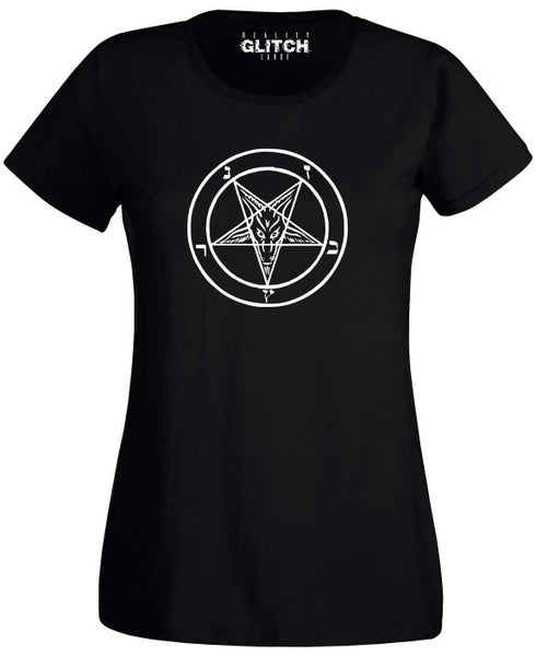 Baphomet Sigil Womens T-Shirt Carousel 1