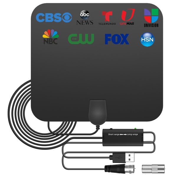 4K Flat Indoor TV Antenna HD Digital Indoor Aerial Amplifier HDTV Antenna CHK12N Carousel 1