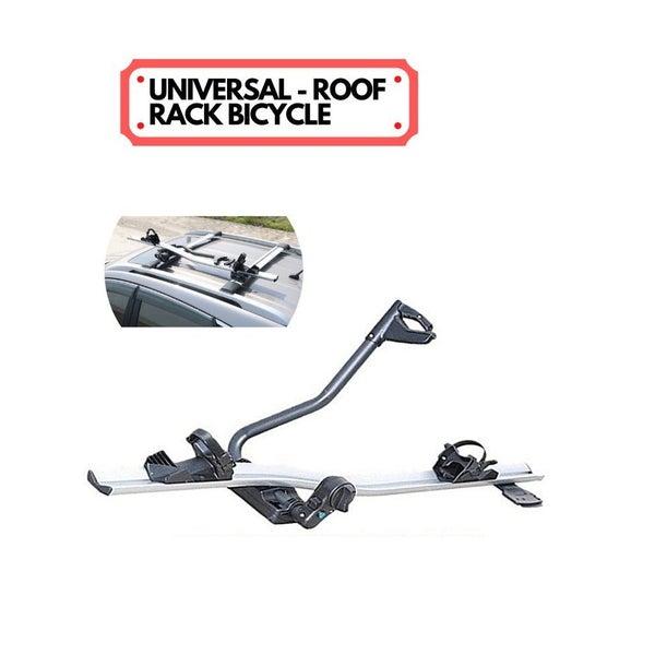 2 x Car Roof Bike Rack, Bike Carrier Silver63667593111554111
