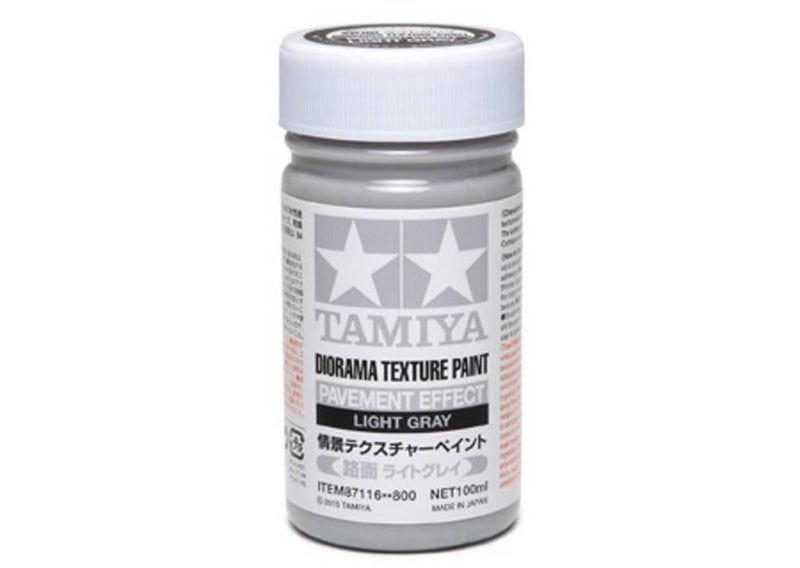 Tamiya 87116 TEXTURE PAINT PAVEMENT LIGHT GREY Carousel 1