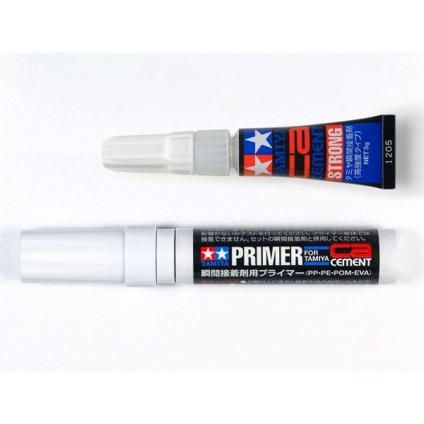 Tamiya 87211 CA Cement and Primer Set (PP/PE/POM/EVA) Carousel 1