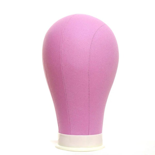 21/22/23 Inch Rainbow Color Canvas Block Mannequin Head Wig Stand Making CHK12N Carousel 2
