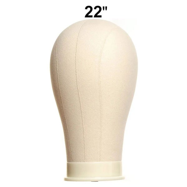 21/22/23 Inch Rainbow Color Canvas Block Mannequin Head Wig Stand Making CHK12N Carousel 1