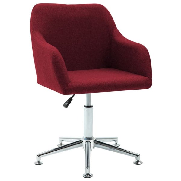 Swivel Office Chair Wine Red Fabric (283477) Xinpot Carousel 1