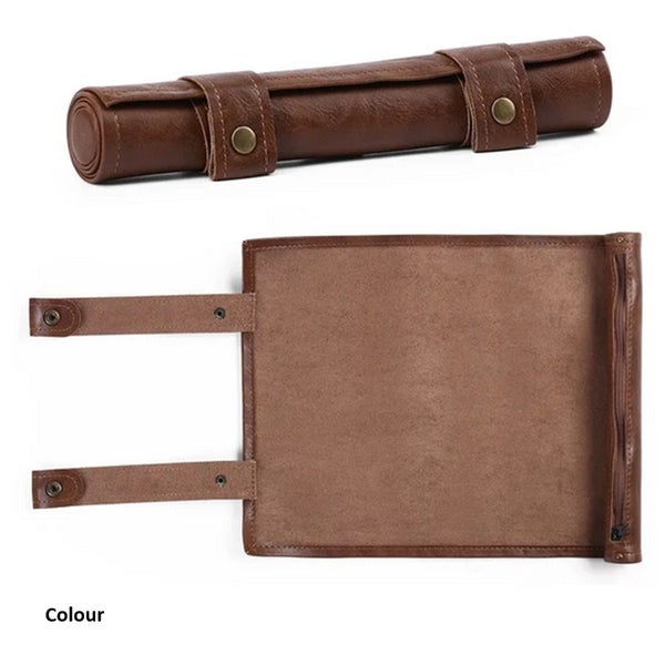 Dungeons and Dragons(DND) Dark Brown scroll dice bag and tray Carousel 2