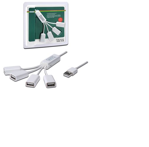 4 Port USB 2.0 Mini Spider Hub Carousel 1