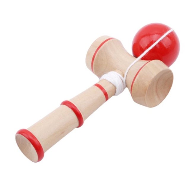 Traditional Kendama Ball Wood Wooden Educational Game Skill Toy Carousel 5