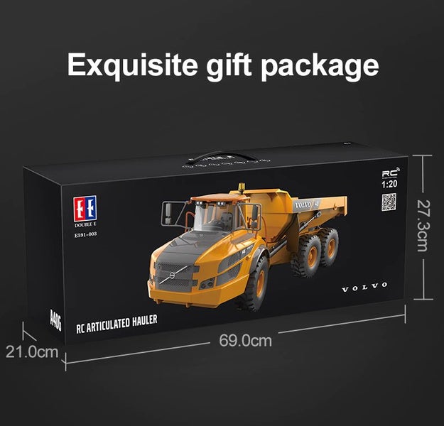Double Eagle 1/20 Volvo A40G Dump Truck RTR Complete **NEW IN BOX** Carousel 11