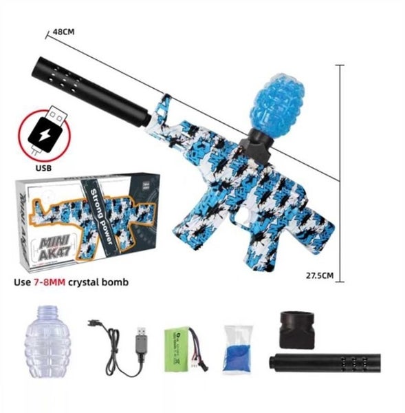Gel Blaster, MINI AK47, With extra 10,000PCS Gel Ball Carousel 1