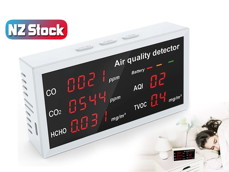 Formaldehyde CO2 Detector Air Quality Monitor NZ Clearance Carousel 1