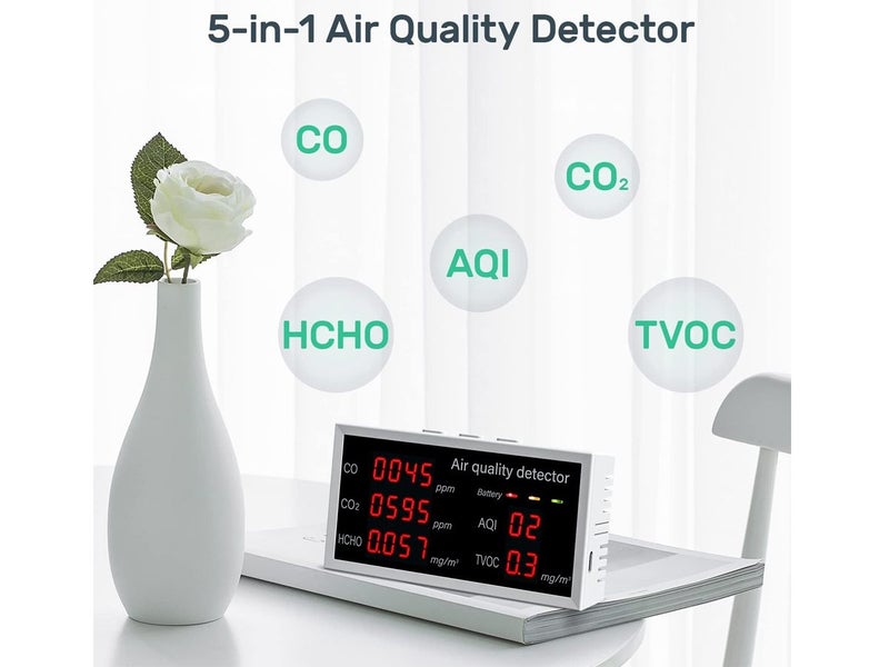 PTN New Air Quality Monitor Indoor Pollution Tester Sale Sale Carousel 2