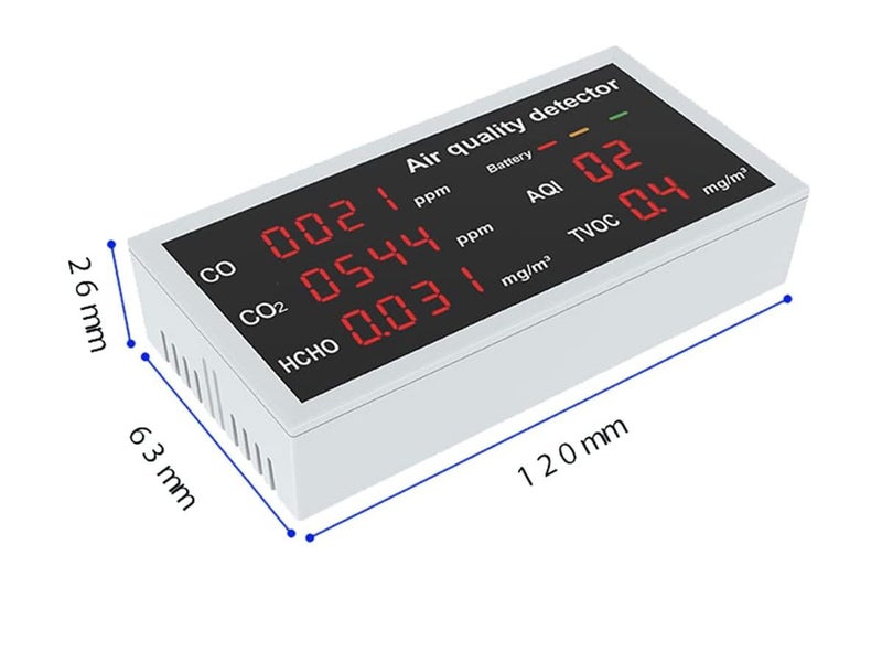 PTN New Air Quality Monitor Indoor Pollution Tester Sale Sale Carousel 13