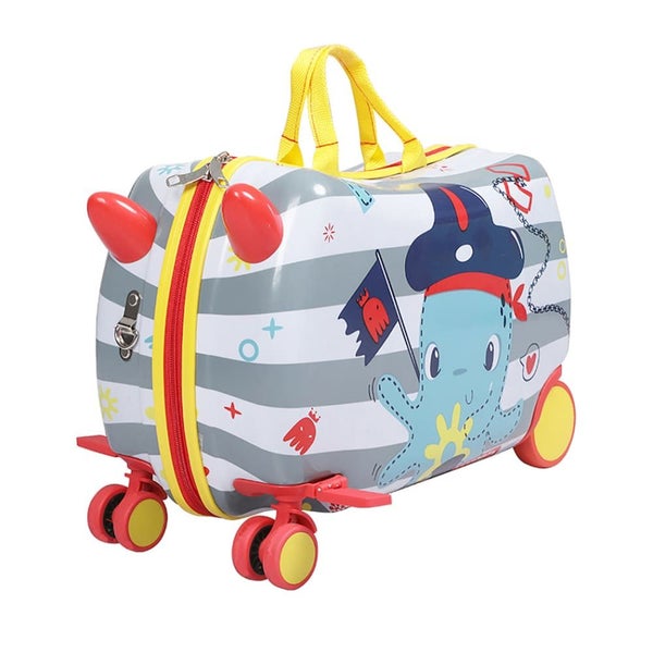 Goslash Picks Kids Ride on Suitcase Children Travel Luggage Carry Bag Trolley... Carousel 1
