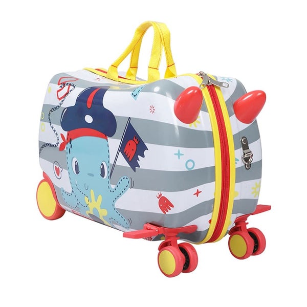 Goslash Picks Kids Ride on Suitcase Children Travel Luggage Carry Bag Trolley... Carousel 2
