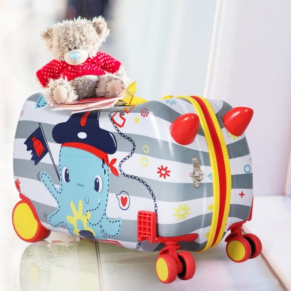 Goslash Picks Kids Ride on Suitcase Children Travel Luggage Carry Bag Trolley... Carousel 8
