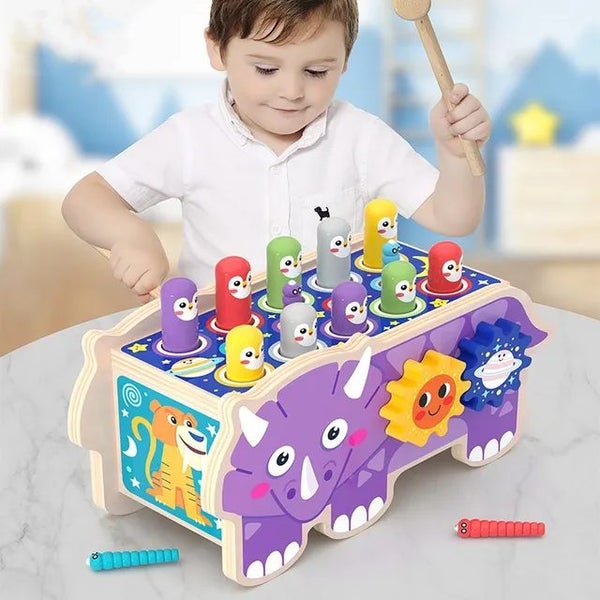 Whack a Mole Hammering Toy Carousel 1