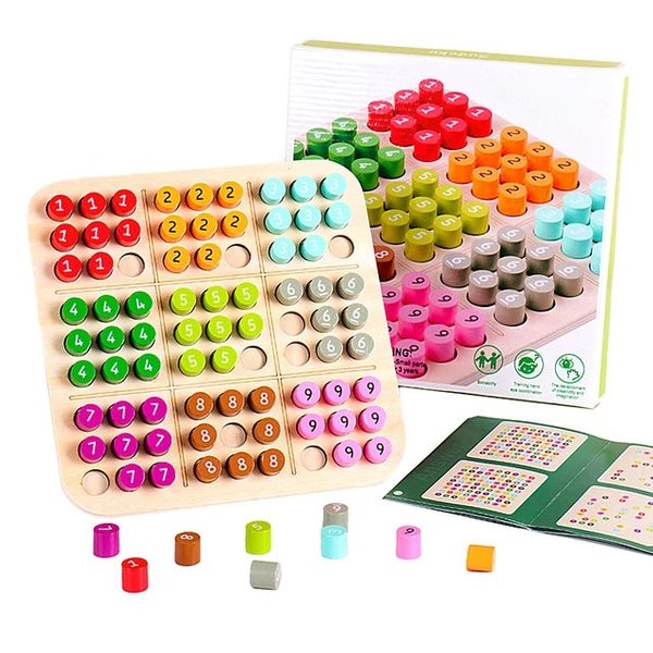 Wooden Sudoku Board Game - Sudoku Puzzle Game Carousel 7