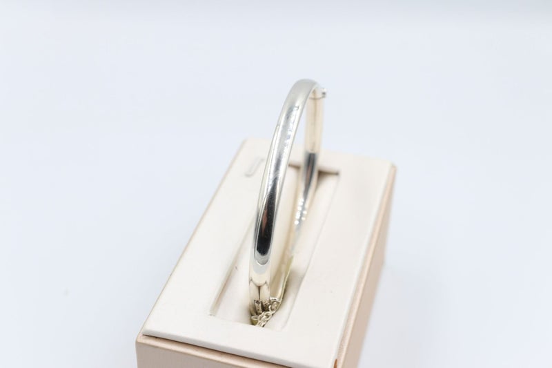 Sterling Silver Heavy Hinge Bangle Carousel 1