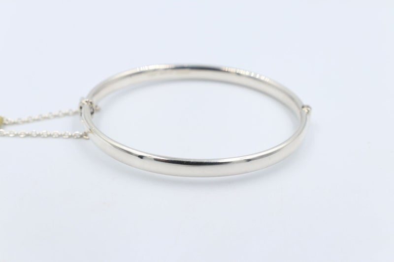 Sterling Silver Heavy Hinge Bangle Carousel 2
