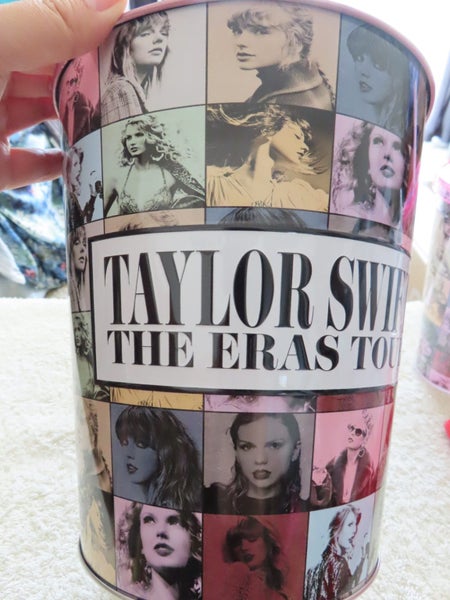 TAYLOR SWIFT THE ERAS TOUR POPCORN BUCKET TIN BRAND NEW Carousel 1