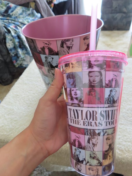 TAYLOR SWIFT THE ERAS TOUR CUP AND POPCORN BUCKET TIN BRAND NEW Carousel 2