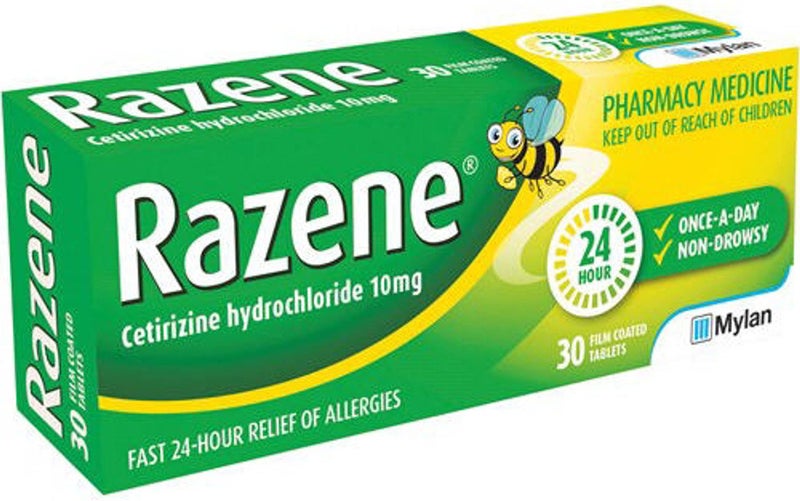 Razene Anti-Histamine 30 Tablets Carousel 1