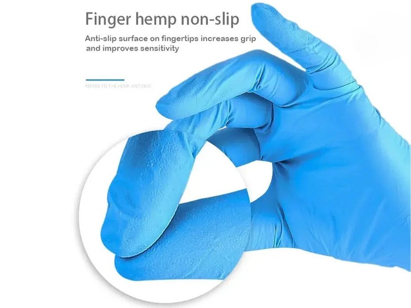 Disposable Nitrile Gloves Medium 100Pcs x2 Carousel 11