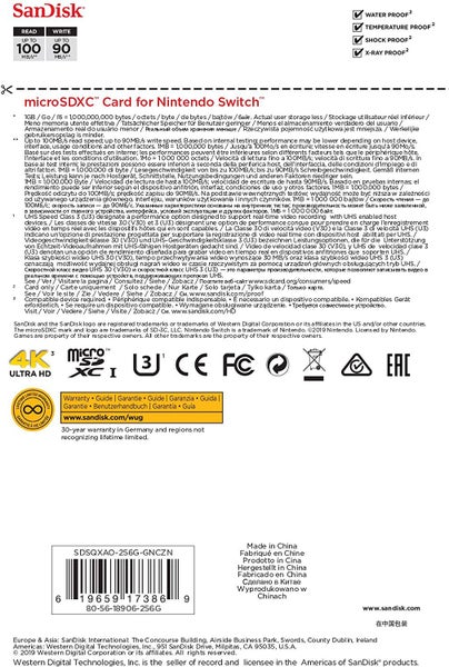 SanDisk 256GB MicroSDXC Memory Card for Nintendo Switch & Lite Carousel 8