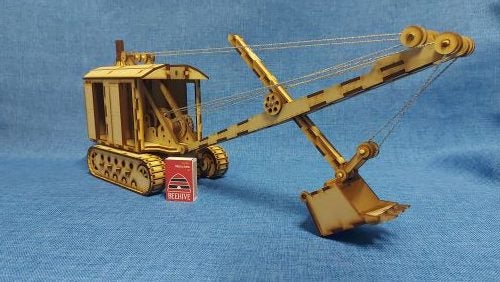 Vintage Steam shovel, 3D Puzzle - Dig into the Past with Your Own Classic"64150352532225111