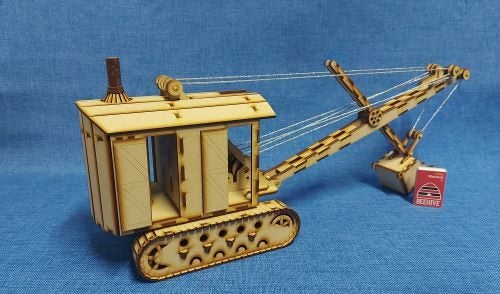 Vintage Steam shovel, 3D Puzzle - Dig into the Past with Your Own Classic"64150352532225110