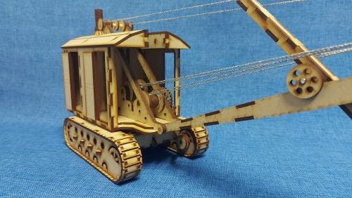 Vintage Steam shovel, 3D Puzzle - Dig into the Past with Your Own Classic"64150352532225112