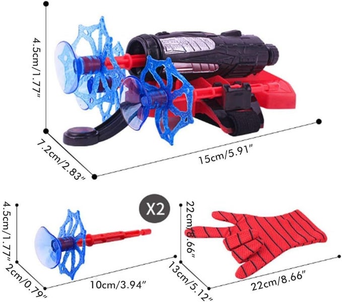 Spider Gloves Man Web Shooter for Kids Launcher Cosplay Hero Movie Toys Gifts Carousel 2
