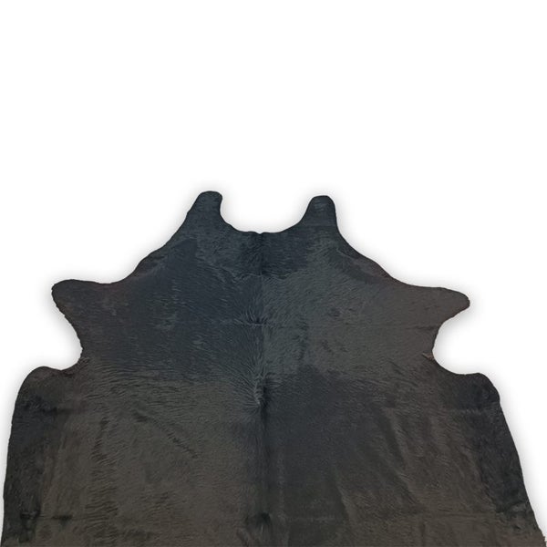 Premium A Grade Cowhide Rug - Black Carousel 2