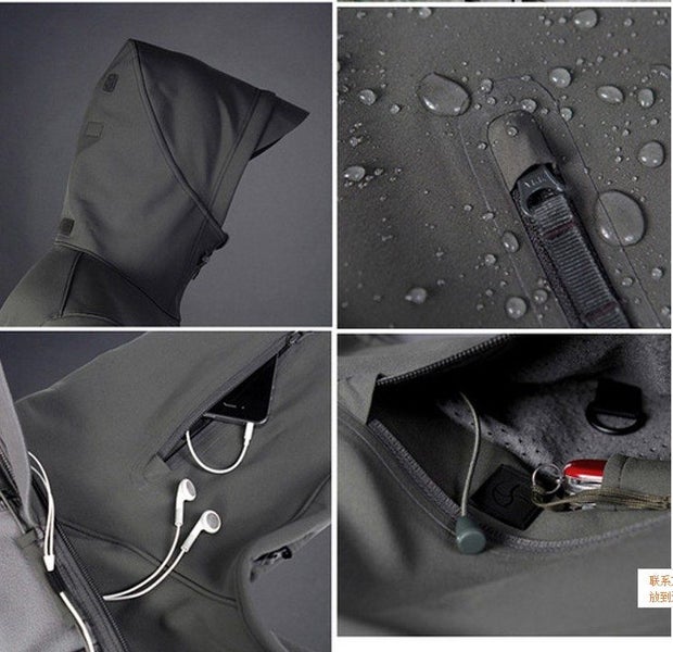 Softshell Tactical Black COMBO Jacket & Pants - Choose size Carousel 2