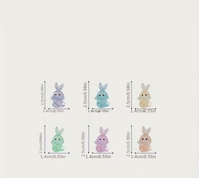 Glow in the dark Bunny(Sku74) Carousel 4