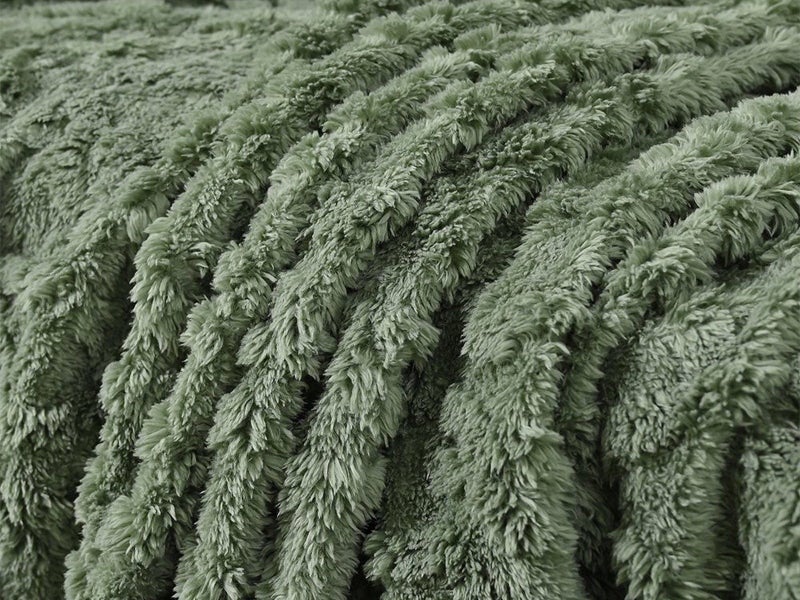 For 2-Seater T-shaped Recliner Couch Cover Recliner Cushion Slipcover Green Carousel 6